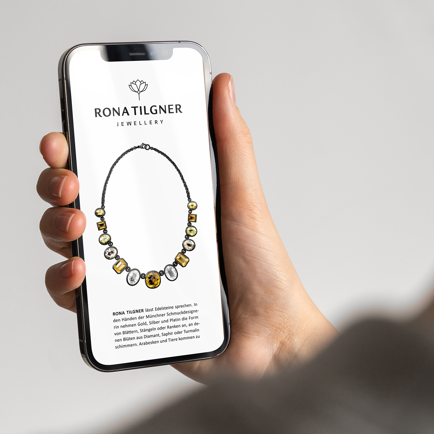 Rona Tilgner Jewellery Webdesign